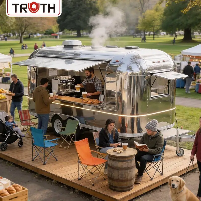 Hamburg Food Cart Truck s plnou kuchyňou