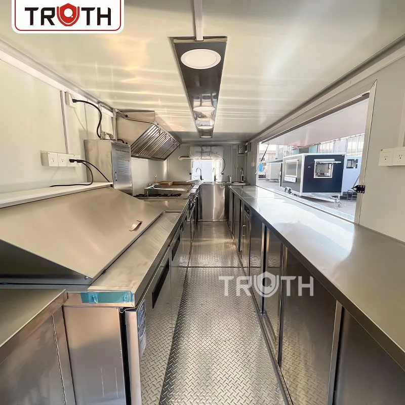 Square Hot Dog Food Truck