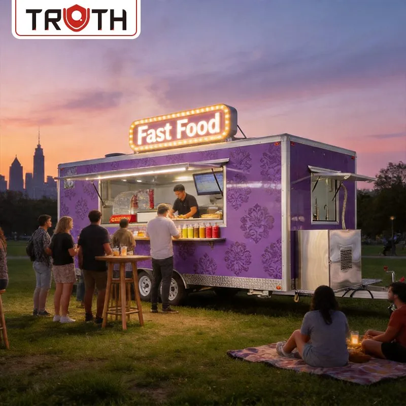 Square Pizza Food Truck s kúpeľňou