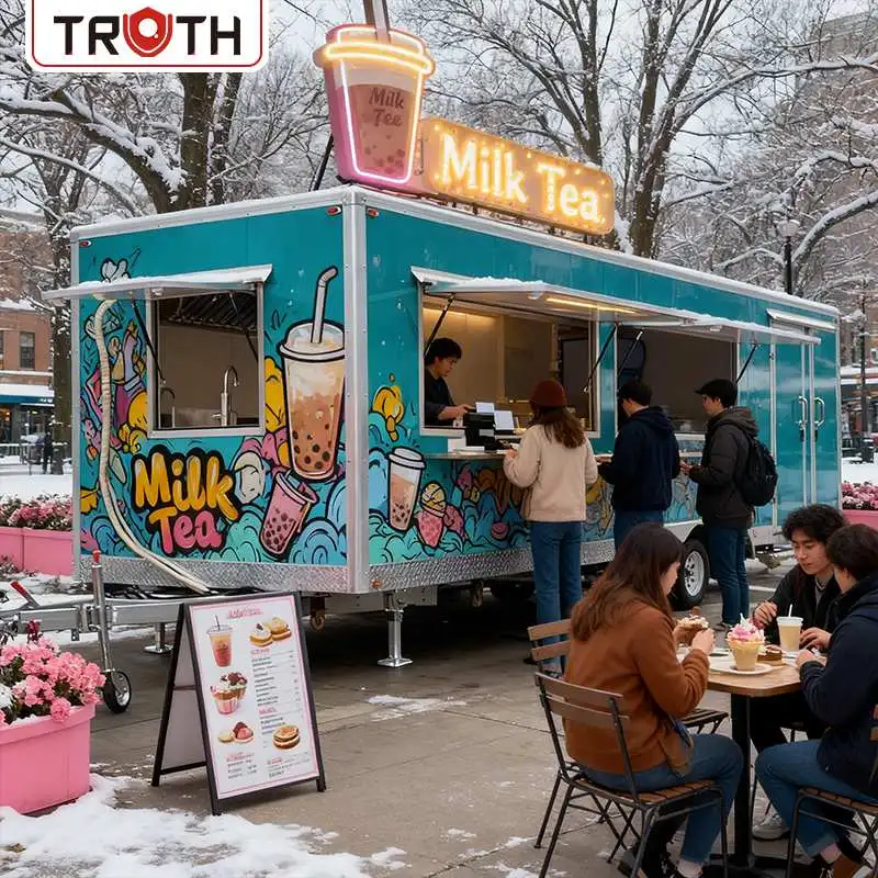 USA Standard Food Trailer s kúpeľňou